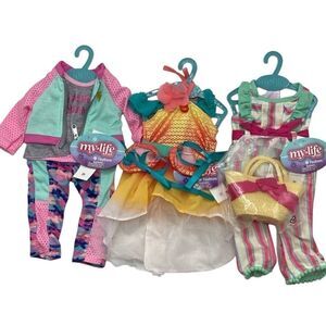 Girls 18” Doll Clothes Outfits 3 Sets